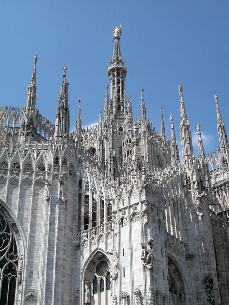 Catedral gótica de Milán — Foto de Stock