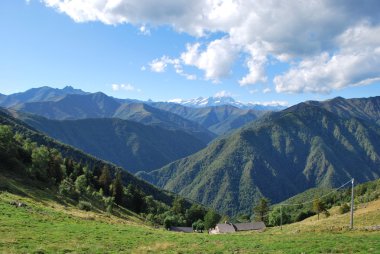 Dağların panoramik görünümü