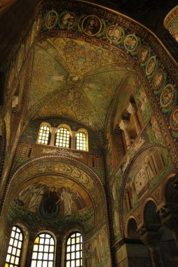 St. vitale bazilika kilise Mozaik