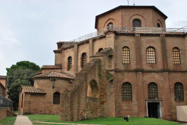 St. Vitale basilica church exterior clipart