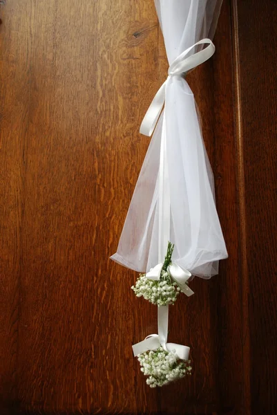 Svatební květiny dekorace — Stock fotografie