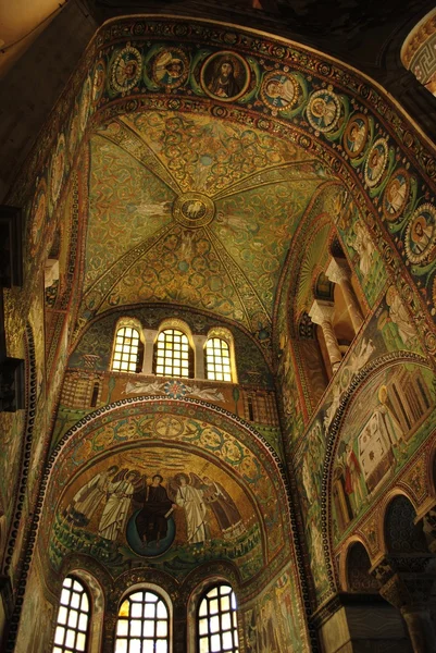St. vitale basiliek kerk mozaïek — Stockfoto