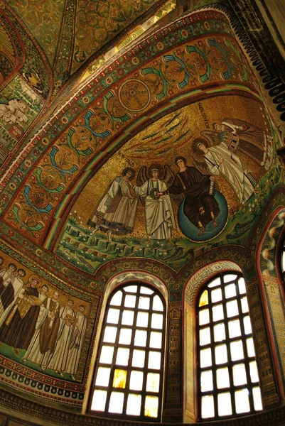 St. vitale basiliek kerk mozaïek — Stockfoto