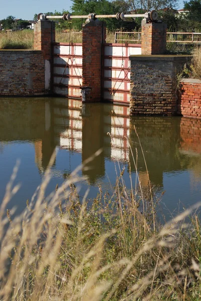 stock image Canal sluice