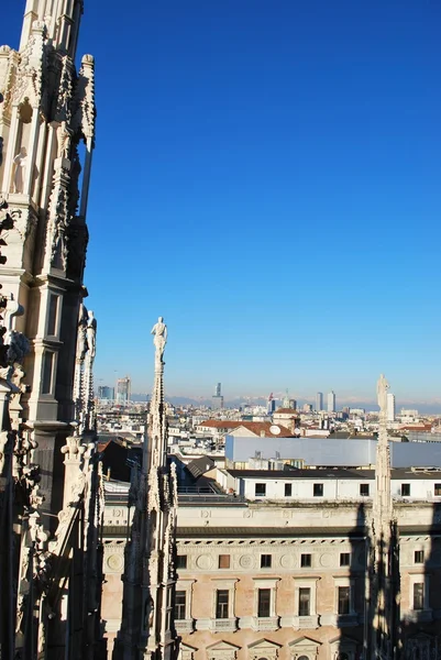 Панорамный вид на Милан — стоковое фото