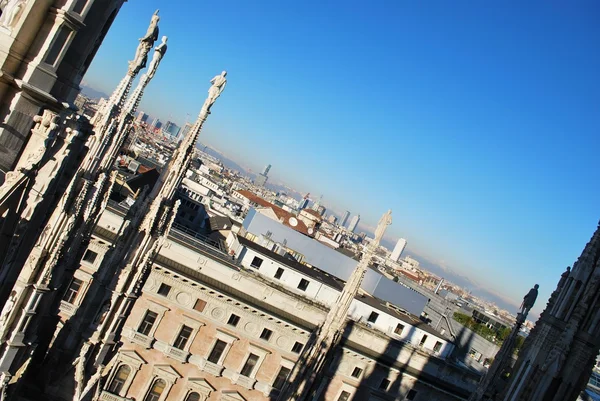 Panoramiczny widok na Mediolan — Zdjęcie stockowe