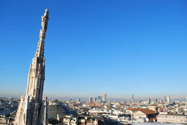 Panoramisch uitzicht op Milaan — Stockfoto