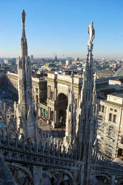 Panoramablick auf Mailand — Stockfoto