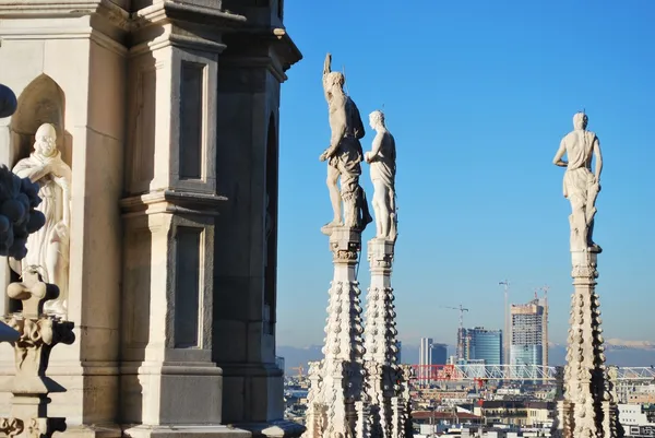 Panoramablick auf Mailand — Stockfoto