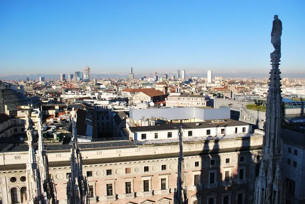 Панорамный вид на Милан — стоковое фото