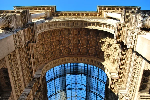 Vittorio Emanuele II Gallery, Milão — Fotografia de Stock
