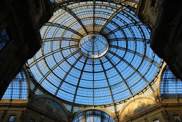 Vittorio emanuele ii gallery, Milánó — Stock Fotó
