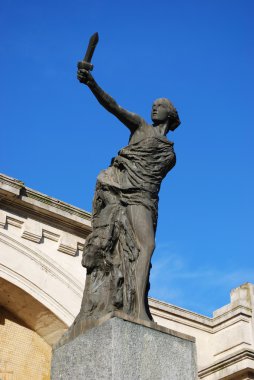 Woman's statue clipart