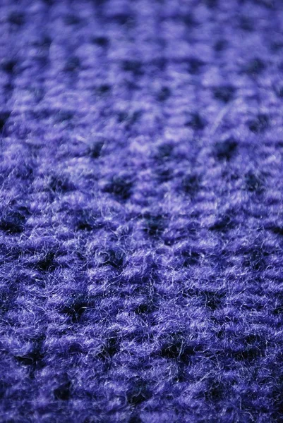 Blue knitting wool texture — Stock Photo, Image
