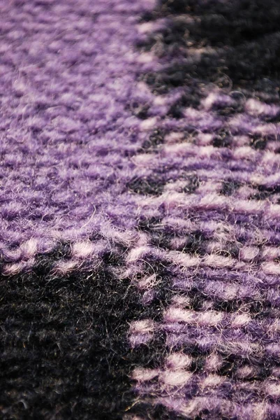 紫色和灰色针织羊毛质地 — 图库照片