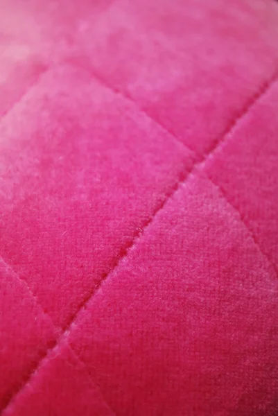 ピンクのベルベットの布のテクスチャ — ストック写真