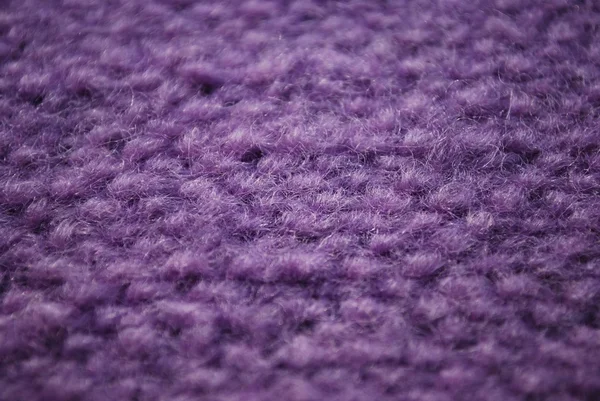 Fioletowe dziania wełny tekstura — Zdjęcie stockowe