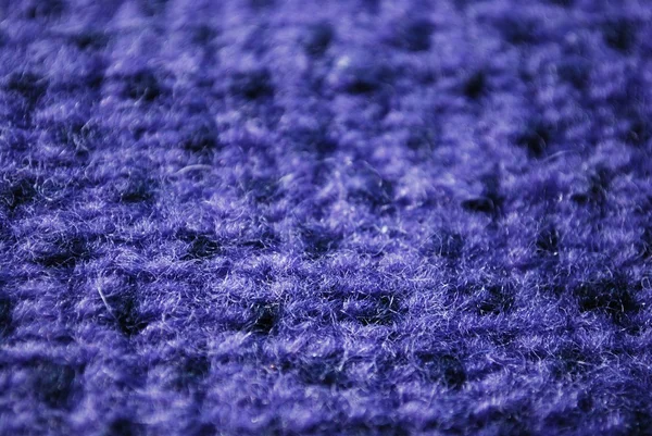 蓝色针织羊毛质地 — 图库照片