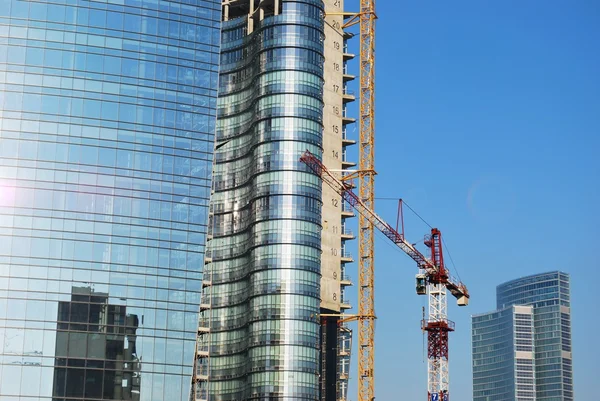 Výstavbu mrakodrapů — Stock fotografie