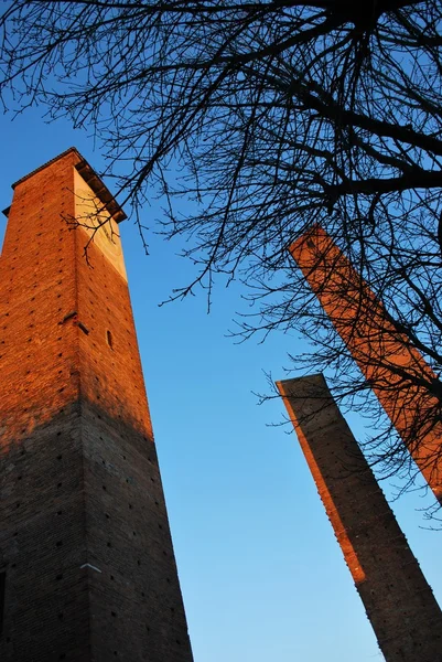 Middeleeuwse torens — Stockfoto