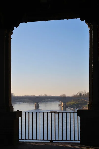Rivier Ticino in Pavia — Stockfoto