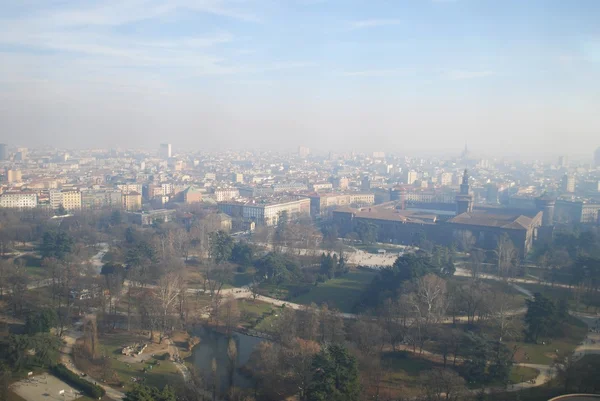 Vista aérea de Milán — Foto de Stock
