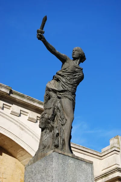 stock image Woman's statue