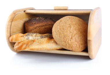 Breadbox & bread clipart