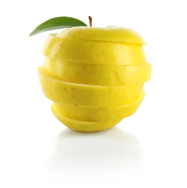 Manzana en rodajas — Foto de Stock