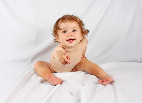 Dedo índice del bebé — Foto de Stock