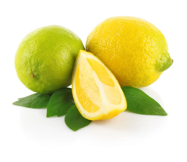 Limes with section — Stock Photo, Image
