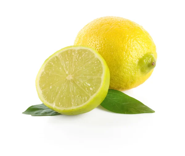 Limão e metade — Fotografia de Stock