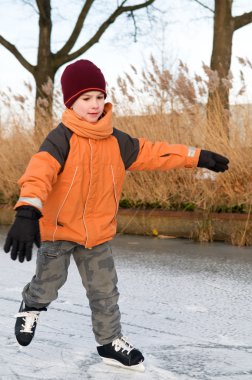 Ice skating clipart