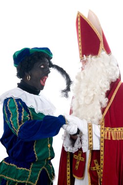 Saint nicholas ve onun yardımcısı