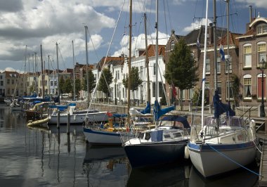 Idyllic Dutch Port