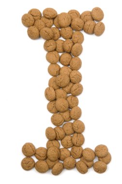 Ginger Nut Alphabet I clipart