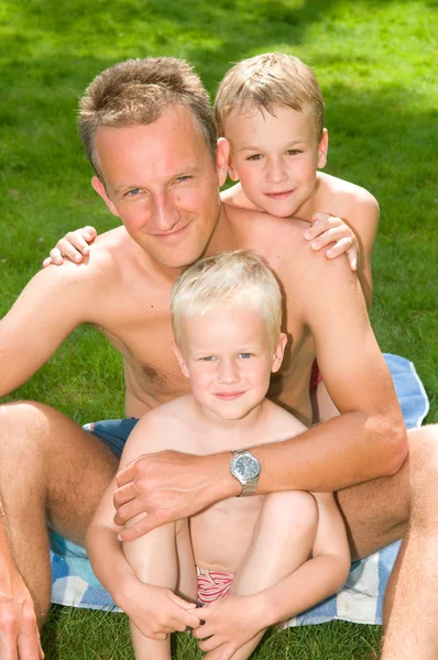 Father And Sons — Stock Photo, Image