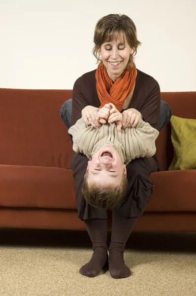 Mother Playing With Her Son — Stock Photo, Image