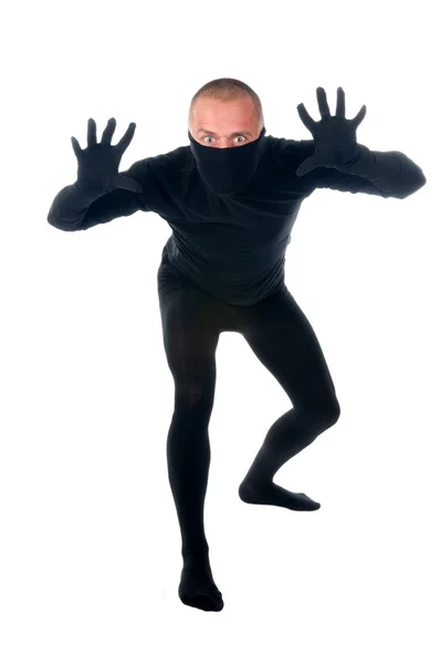 Man in black — Stock Photo, Image