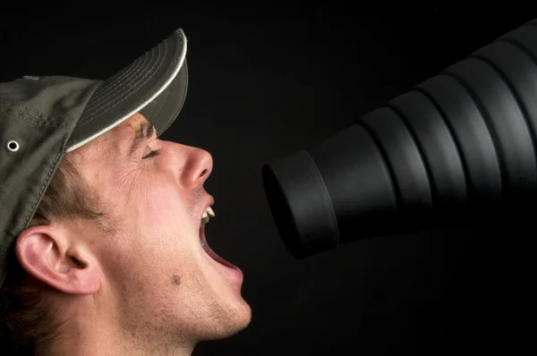 Singing In The Snoot — Stock Photo, Image
