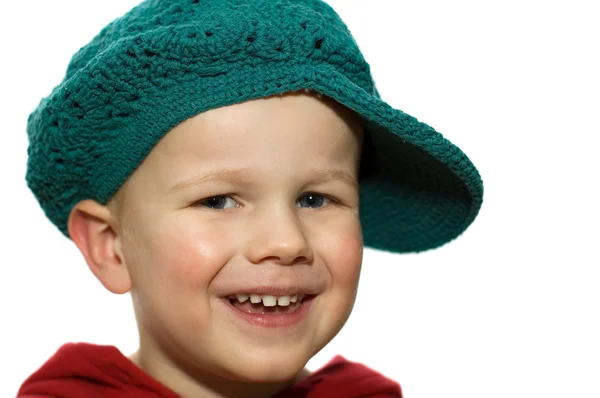 3 şapkalı küçük çocuk — Stok fotoğraf