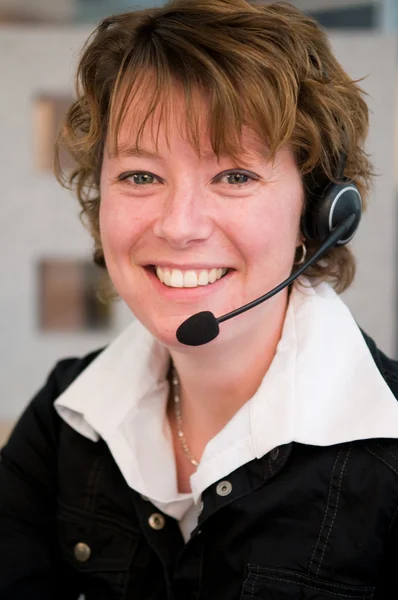 Front desk worker — Stock Photo, Image
