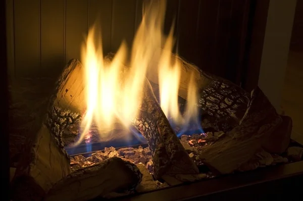 Cosy Fireplace — Stock Photo, Image