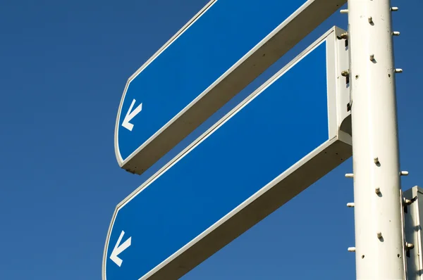 stock image Empty Roadsign