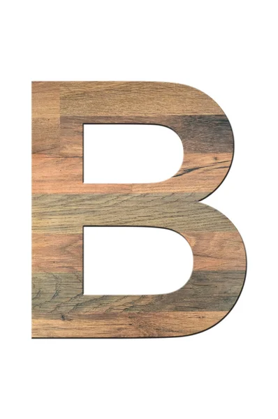 stock image Wooden Letter B