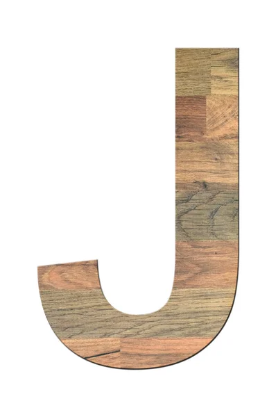 stock image Wooden Letter J