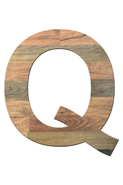 stock image Wooden Letter Q