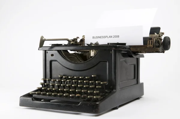 Üzleti írógép — Stock Fotó