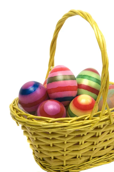 stock image Easter Eggs In A Basket -1