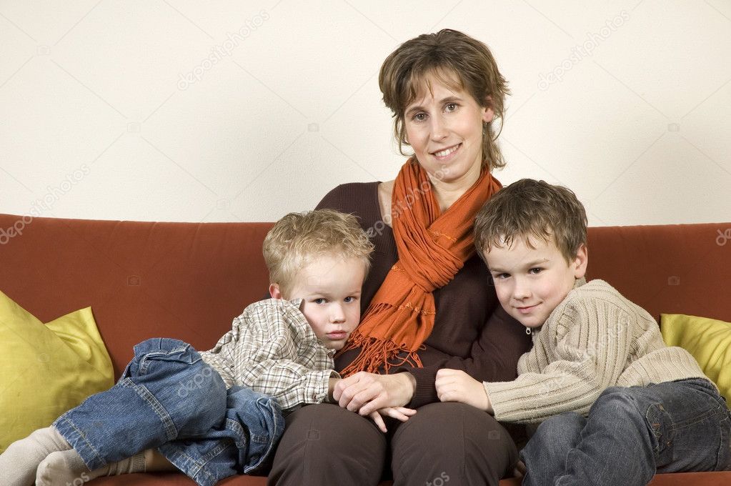 Mother And Two Sons 3